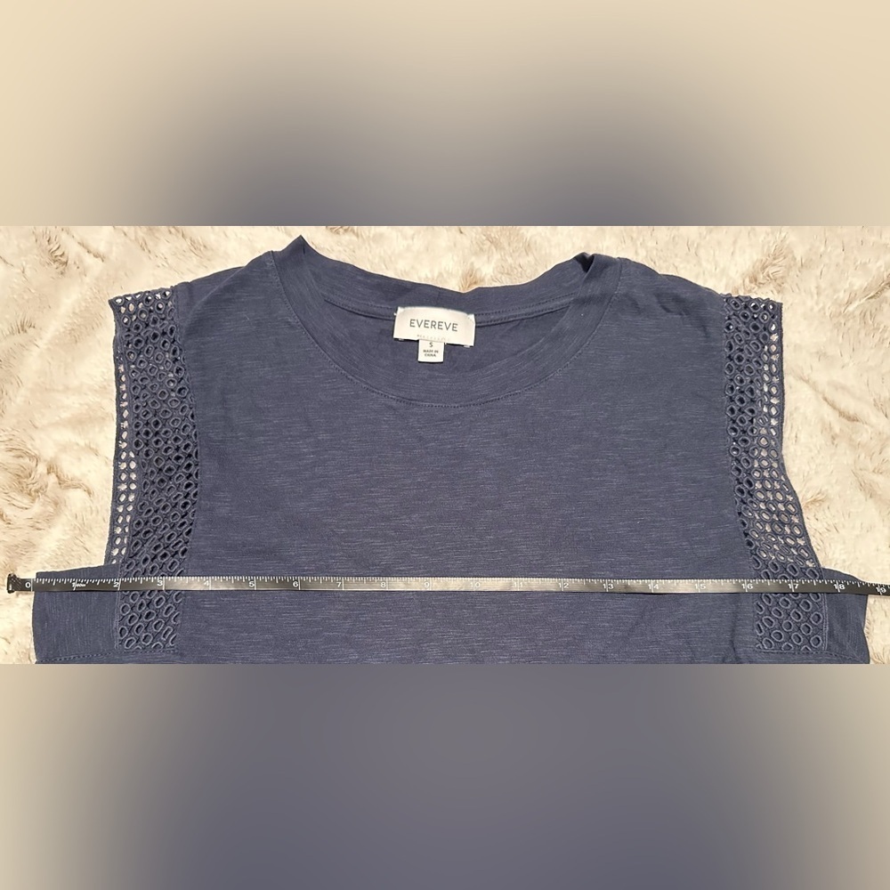 Evereve Penelope Eyelet Trim Tank - Picture 7 of 12
